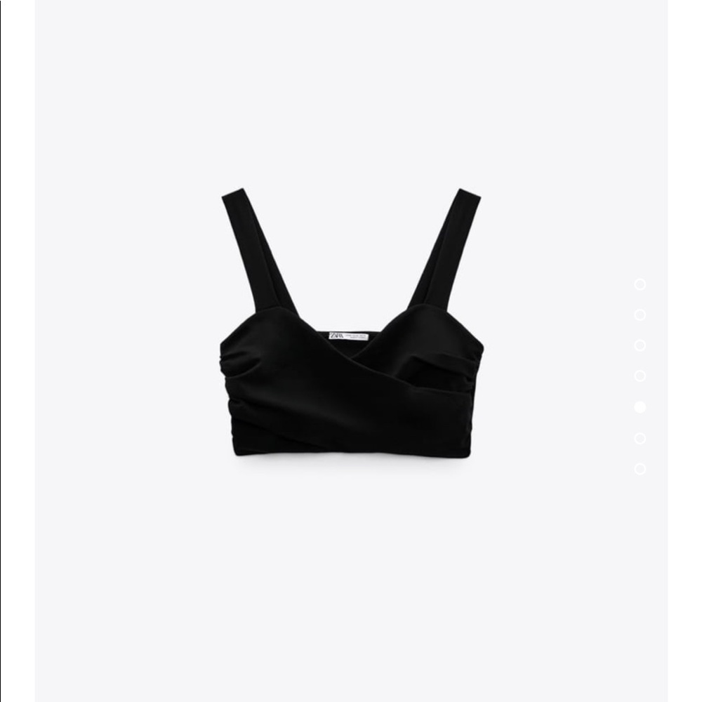Zara black top size medium - Picture 3 of 8
